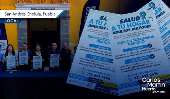 Llevan atención médica a domicilio en San Andrés Cholula con “Salud a tu hogar, adultos mayores”