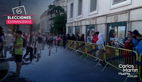 Mexicanos en el extranjero hacen largas filas y esperan horas para votar