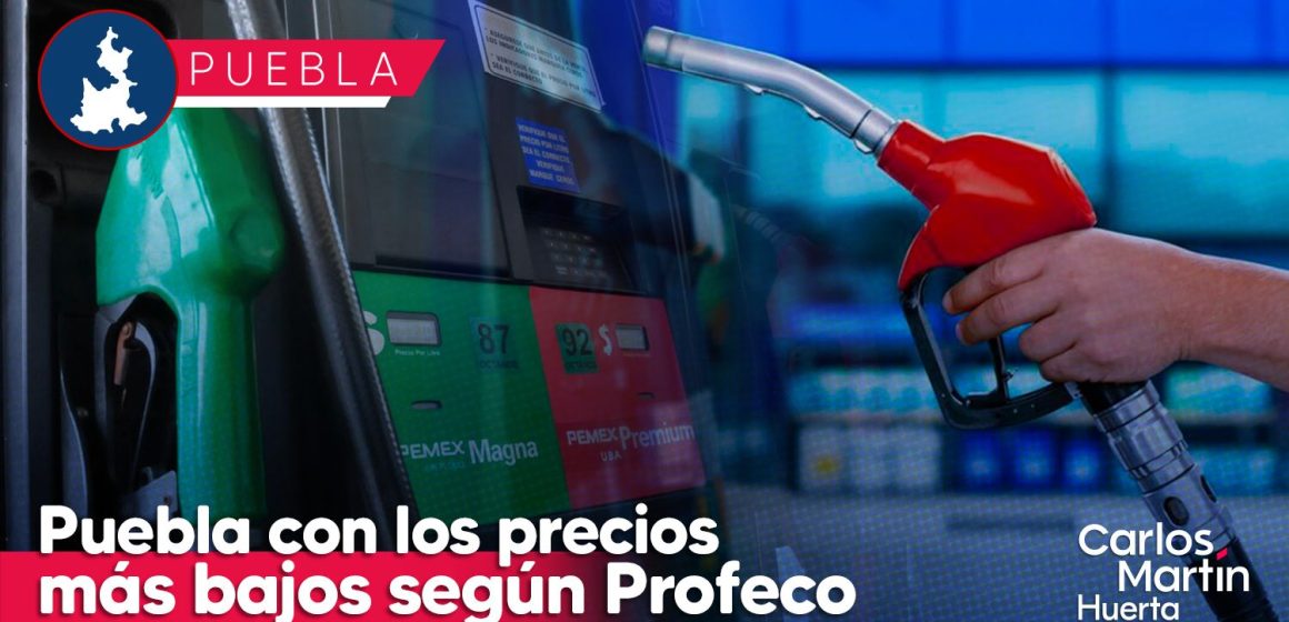 Puebla con los mejores precios en gasolinas, según Profeco