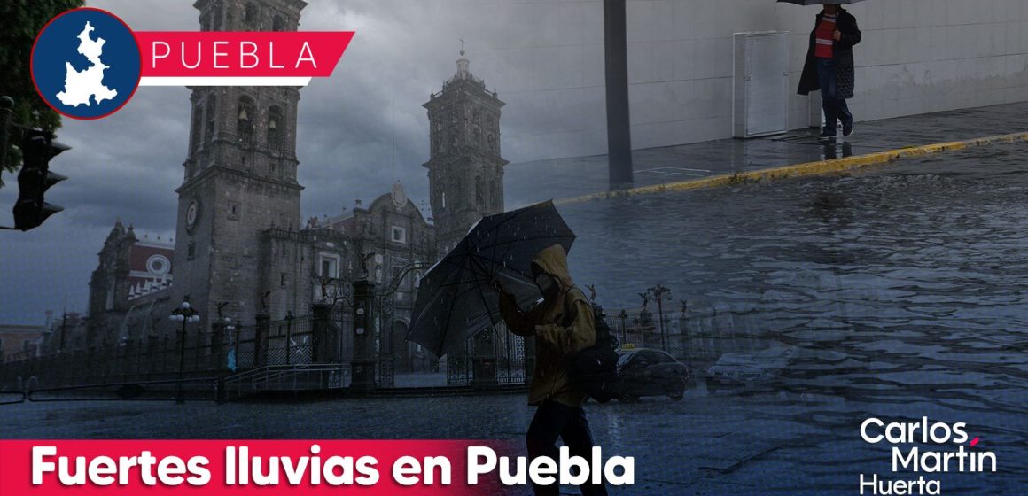 Se esperan fuertes lluvias en Puebla; conoce el clima de hoy