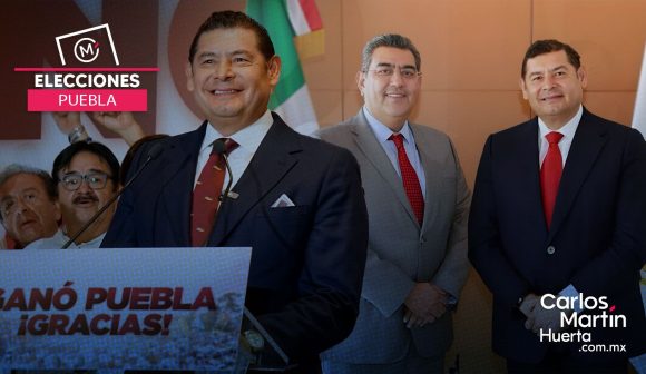 Sergio Salomón felicita a Alejandro Armenta tras ganar la gubernatura