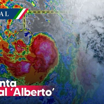 Se forma tormenta tropical ‘Alberto’
