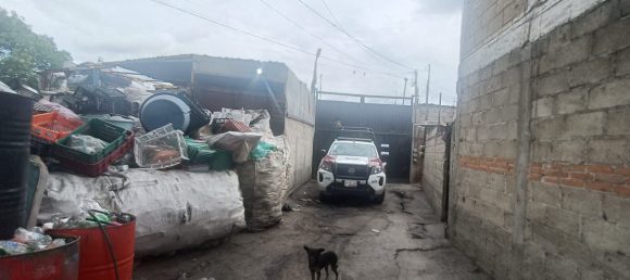 Aseguran inmueble donde desmantelaban vehículos en Texmelucan