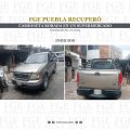 FGE Puebla recuperó camioneta robada en un supermercado