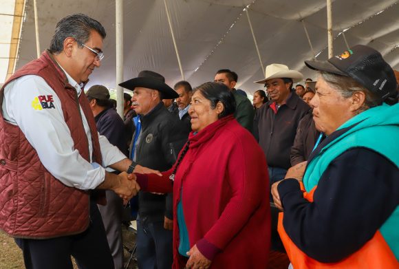 Progreso y bienestar son una realidad en los 217 municipios: Sergio Salomón