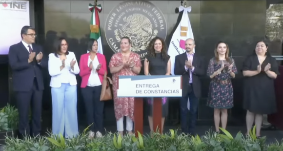 ine INE inicia entrega de constancias de mayoría en la Cámara de Diputados y Diputadas