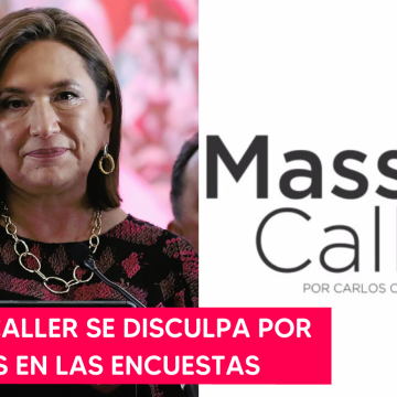 Massive Caller reconoce su error en encuestas sobre Xóchitl Gálvez