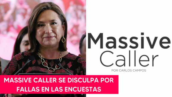 Massive Caller reconoce su error en encuestas sobre Xóchitl Gálvez