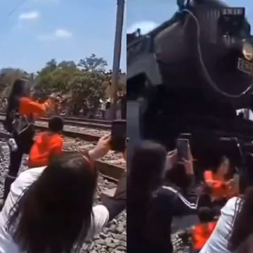 Mujer pierde la vida al tomarse una selfie con la icónica locomotora “La Emperatriz”