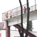 Ayuntamiento de Puebla inicia retiró de puente en el bulevar 5 de Mayo