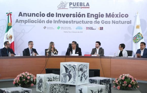 Anuncian gobierno de Puebla y Engie México inversión por mil mdp para infraestructura en gas natural
