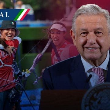 AMLO felicita a equipo femenil de Tiro con Arco por medalla en París 2024