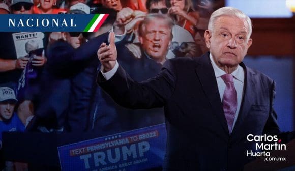 AMLO - atentado Trump AMLO condenó el atentado contra Trump; “violencia es irracional e inhumana”