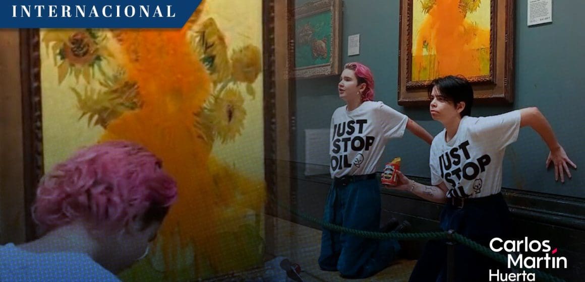Declaran culpables a dos activistas por lanzar sopa a “Los girasoles” de Van Gogh