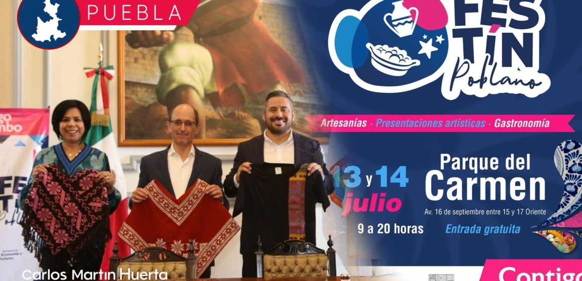 Anuncian la 3ra edición del Festín Poblano 2024; participarán 70 artesanos