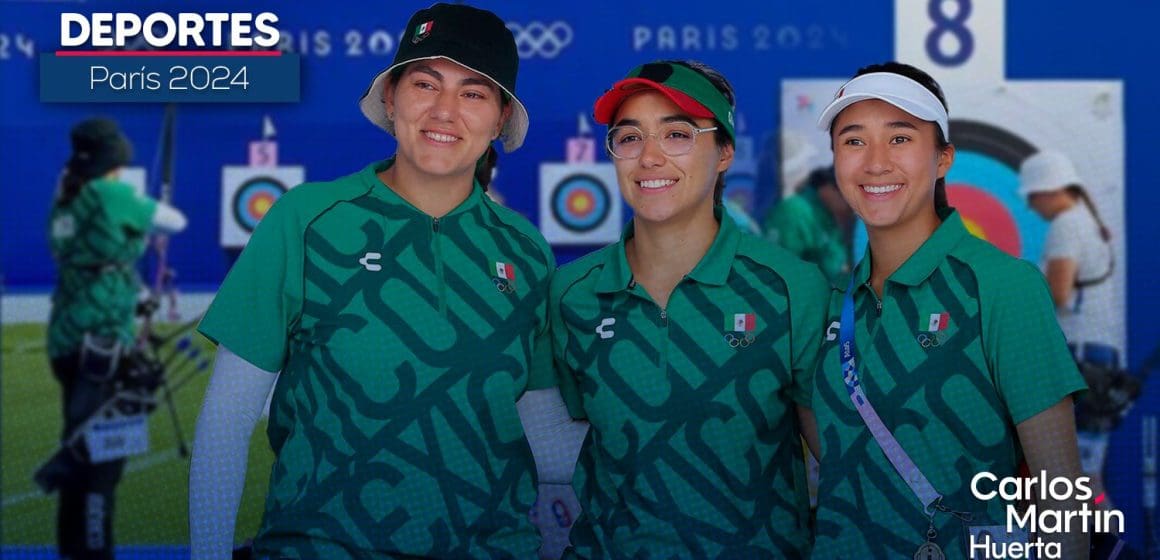 Mexicanas avanzan a cuartos de final de tiro con arco en París 2024