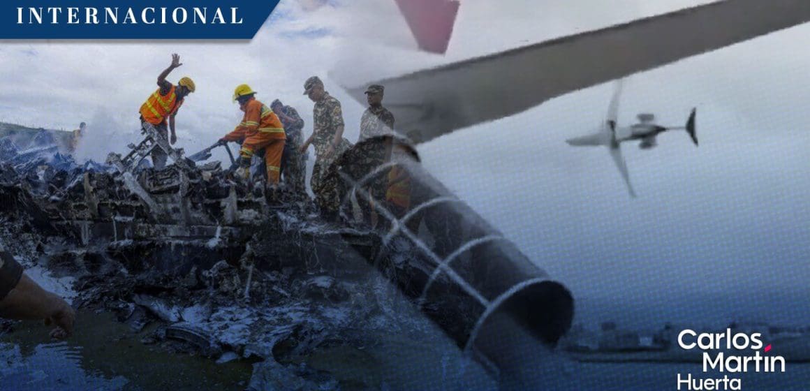 (VIDEO) Avión se estrella en Nepal tras despegue; hay 18 muertos