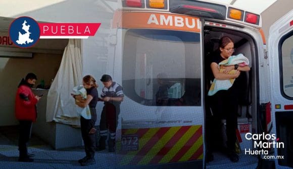 Se adelantó la cigüeña; nace bebé en la Aquiles Serdán