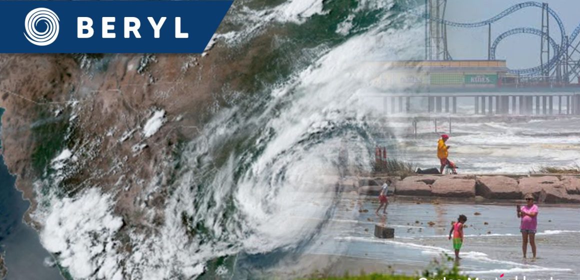 Beryl se debilita a tormenta tropical en Texas