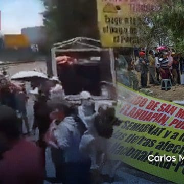 Bloquean autopista México-Puebla; habitantes de Tlahuapan exigen pago de tierras