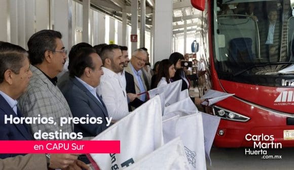 CAPU Sur: Destinos, precios y horarios en Puebla
