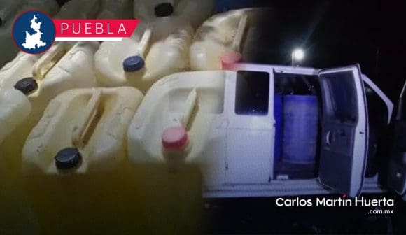 Decomisan más de mil 100 litros de huachicol en Huauchinango