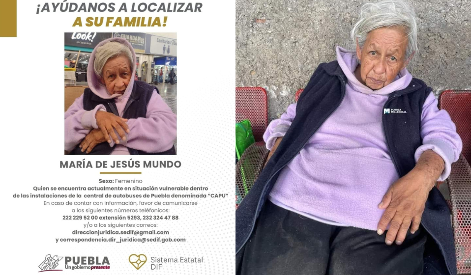 María de Jesús vive en la CAPU desde hace 2 años, espera que su hija Almita regrese por ella