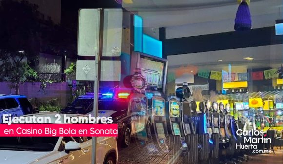 Ejecutan a dos hombres en el Casino Big Bola de Lomas de Angelópolis