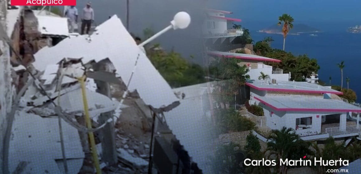 Colapsa muro y provoca explosión en hotel Las Brisas de Acapulco