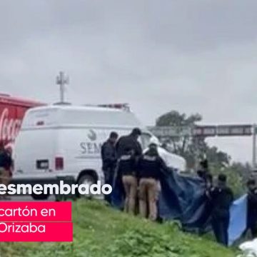 Hallan cuerpo desmembrado en la Puebla-Orizaba con narcomensaje