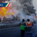 (VIDEO) Se incendia asentamiento irregular cerca del AICM