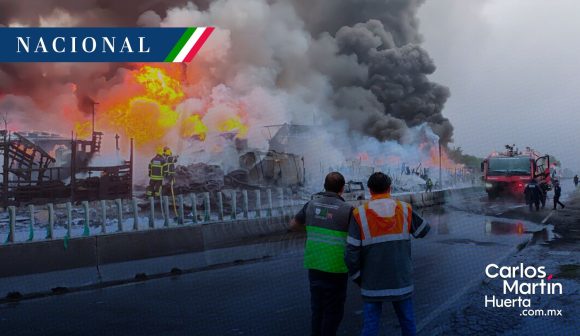 (VIDEO) Se incendia asentamiento irregular cerca del AICM