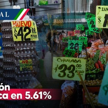 Inflación en México se ubica en 5.61% en primera quincena de julio