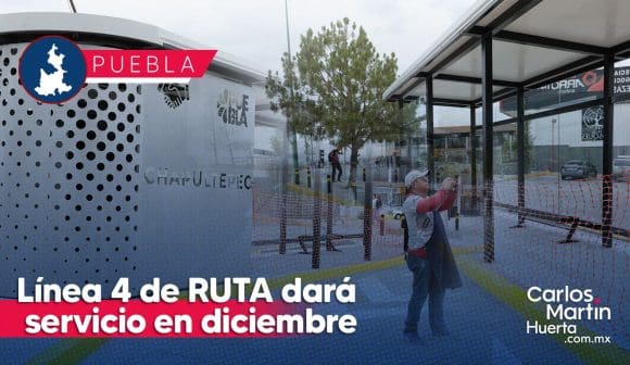 Línea 4 de RUTA dará servicio en diciembre