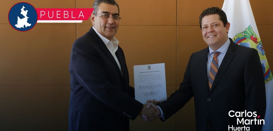 Miguel Arturo Sandoval es designado encargado de despacho de la Consejería Jurídica de Puebla