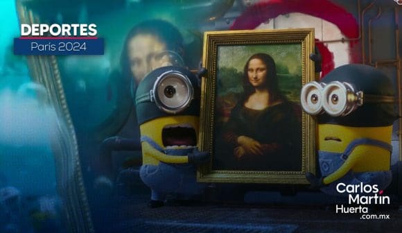 (VIDEO) Minions y la Mona Lisa causan furor en JJOO de París 2024