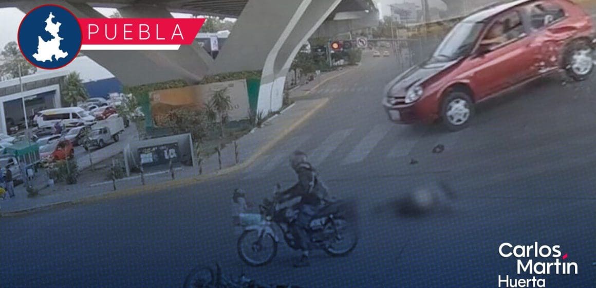 Motociclista da vuelta prohibida sobre Calzada Zaragoza; pierde dos dedos