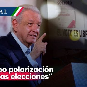 “No hubo polarización en las elecciones”: AMLO