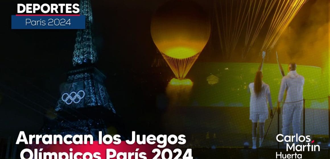Se enciende el pebetero en París 2024; arrancan los Juegos Olímpicos  
