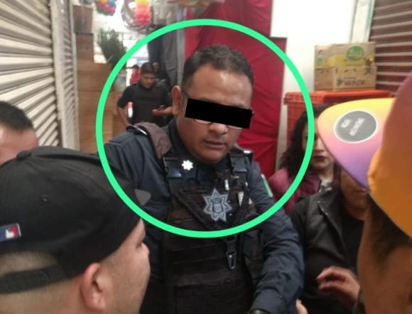 Policía dispara al piso y hiere a niña en el mercado Independencia
