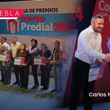 Entregan premios del Sorteo Predial 2024 del Ayuntamiento de Puebla