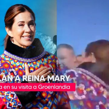 (VIDEO) Atropellan a la reina Mary de Dinamarca durante su visita a Groenlandia