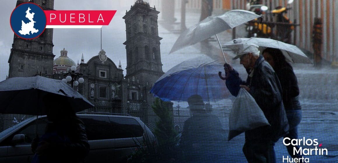 Se espera tarde lluviosa en Puebla; conoce el clima aquí