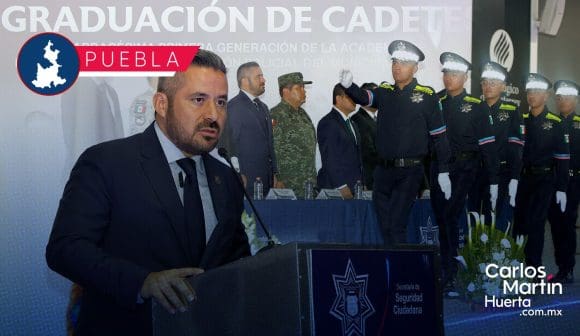 Seguridad en Puebla se refuerza con la graduación de 69 nuevos policías