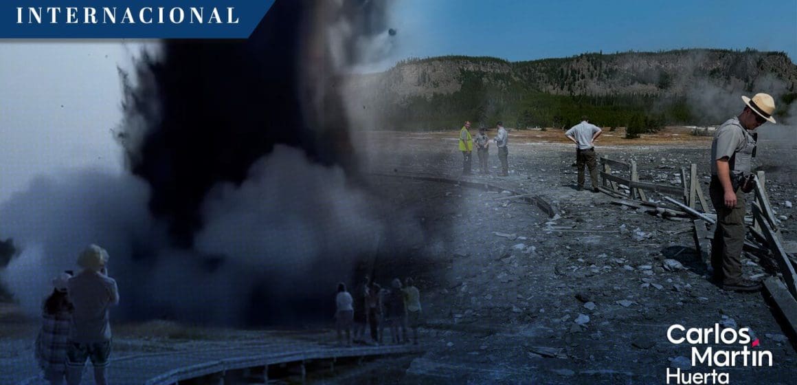 (VIDEO) Se registra explosión hidrotermal en el supervolcán de Yellowstone