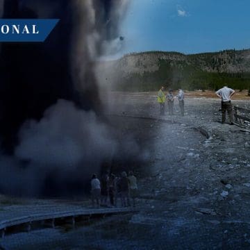 (VIDEO) Se registra explosión hidrotermal en el supervolcán de Yellowstone