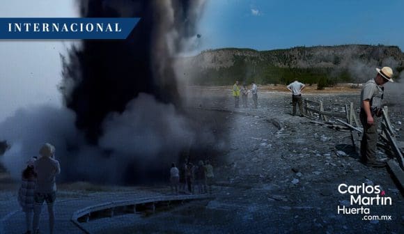 (VIDEO) Se registra explosión hidrotermal en el supervolcán de Yellowstone