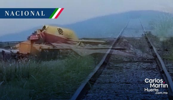Tren descarrilado - Jalisco Tren de carga se descarrila en La Barca, Jalisco