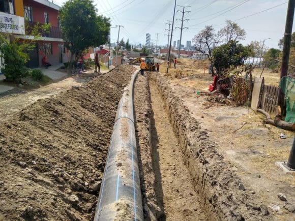 Rehabilita Agua de Puebla 3.5 kms de la línea de conducción “Río Atoyac” hacia el Tanque Guadalupe Hidalgo