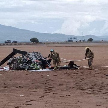 Desplome de helicóptero en Teocuitatlán de Corona, Jalisco deja cuatro lesionados